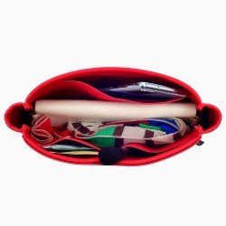 Ch. Boy Bag Suedette Basic Style Leather Handbag Organizer (More Colors Available)