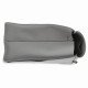 Deauville Canvas Suedette V-Zip Style Leather Handbag Organizer (----) (More Colors Available)