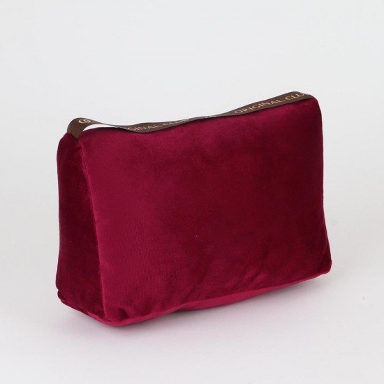 Velvet Bag Pillow Shaper in Burgundy for Designer Bags Compatible with Classic / 2.55 Flap Closure Shoulder Bag Medium, Jumbo, and Maxi (More Colors)