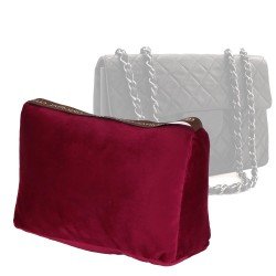 Velvet Bag Pillow Shaper in Burgundy for Designer Bags Compatible with Classic / 2.55 Flap Closure Shoulder Bag Medium, Jumbo, and Maxi (More Colors) Velvet Bag Pillow Shaper in Burgundy for Designer Bags Compatible with Classic / 2.55 Flap Closure Shoulder Bag Medium, Jumbo, and Maxi (More Colors)