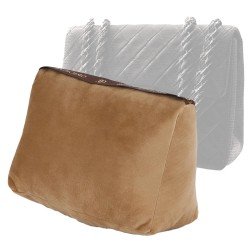Velvet Bag Pillow Shaper in Taupe for Designer Bags Compatible with Classic / 2.55 Flap Closure Shoulder Bag Medium, Jumbo, and Maxi (More Colors) Velvet Bag Pillow Shaper in Taupe for Designer Bags Compatible with Classic / 2.55 Flap Closure Shoulder Bag Medium, Jumbo, and Maxi (More Colors)