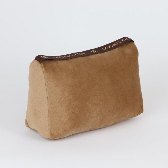 Velvet Bag Pillow Shaper in Taupe for Designer Bags Compatible with Birkin 25, 30, 35, and 40 (More Colors)