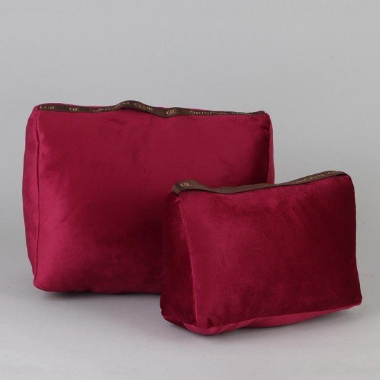 Velvet Bag Pillow Shaper in Burgundy for Designer Bags Compatible with Speedy 25, 30, 35, and 40 (More Colors)