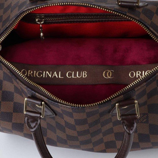 Velvet Bag Pillow Shaper in Burgundy for Designer Bags Compatible with Speedy 25, 30, 35, and 40 (More Colors)