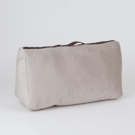 Velvet Bag Pillow Shaper in Ivory for Designer Bags Compatible with Keepall 45