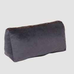 Velvet Bag Pillow Shaper in Dark Gray for Designer Bags Compatible with Keepall 50