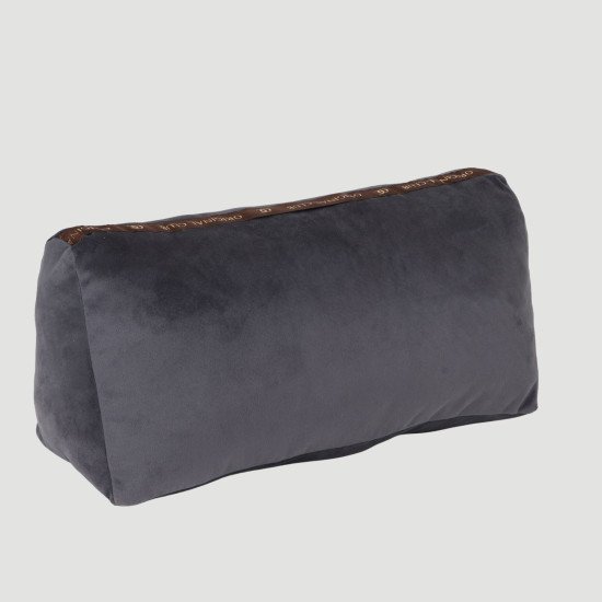 Velvet Bag Pillow Shaper in Dark Gray for Designer Bags Compatible with Keepall 50