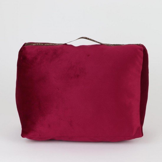 Velvet Bag Pillow Shaper in Burgundy for Designer Bags Compatible with Neverfull PM, MM and GM (More Colors)