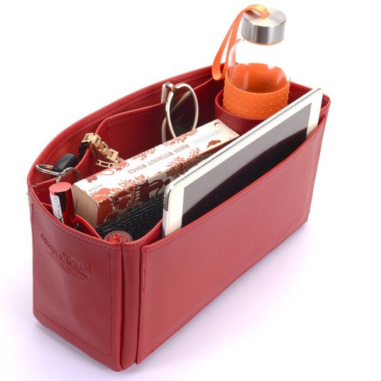 Vegan Leather Handbag Organizer - Size: 28 / 15 / 13 cm