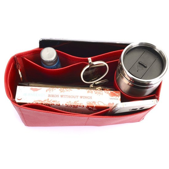 Vegan Leather Handbag Organizers - Size: 27 / 15 / 11 cm