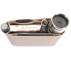 Deluxe Leather Handbag Organizer - Size: 27 / 17 / 9 cm