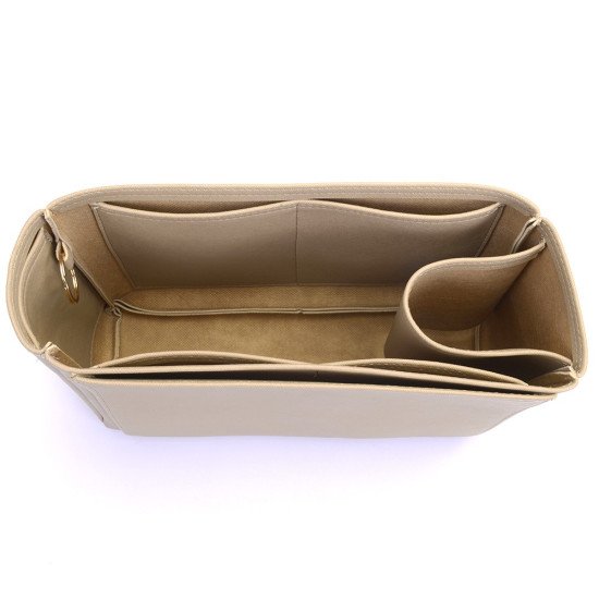 Deluxe Leather Handbag Organizer - Size: 27 / 17 / 9 cm
