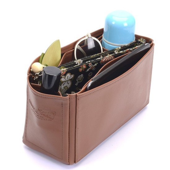 Vegan Leather Handbag Organizer - Size: 27 / 15 / 11 cm