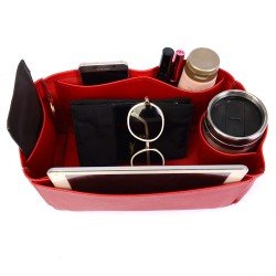 Deluxe Leather Handbag Organizer - Size: 33 / 17 / 15 cm