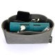 Nubuck Handbag Organizer Without Round Holders - Size: 23 / 16 / 6 cm