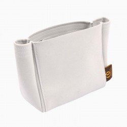 Suedette Handbag Organizer with Basic Style - Size: 18 / 16 / 9 cm