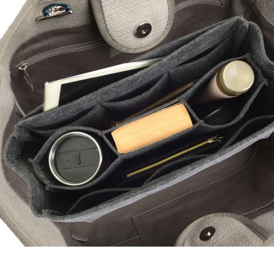 Bag and Purse Organizer with Chambers Style for Deauville Canvas Large Bag and Purse Organizer with Chambers Style for Deauville Canvas Large