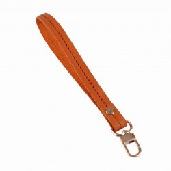 Cowhide Replacement Leather Wristlet Strap for Clutches 
