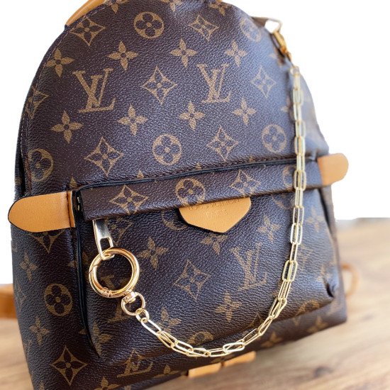 Keyring Double Gold Plated Chain Charm