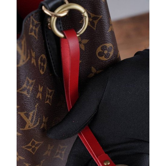 Leather Key Strap Lanyard in Cherry Red to Secure Keys to Handbags Leather Key Strap Lanyard in Cherry Red to Secure Keys to Handbags