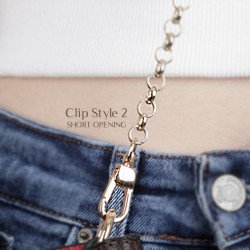 Chain Strap Extender in Light Gold Rolo Chain Style for Designer Bags